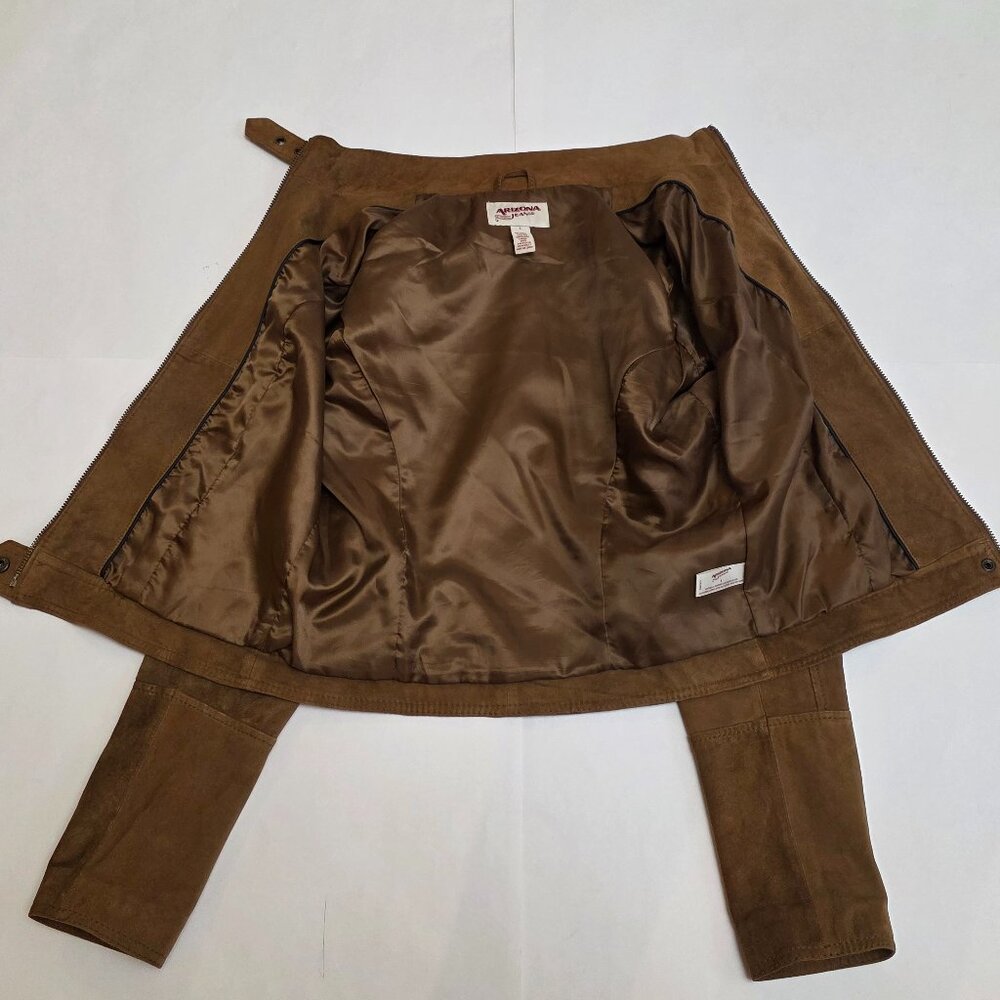 Arizona Jean Company Tan Leather Jacket - Picture 13 of 16